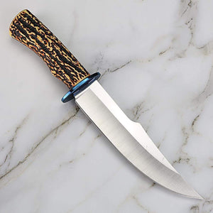 Grand couteau de droit bushcraft - ForgeOrigine