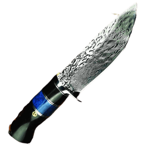 Gros couteau à lame damas - ForgeOrigine
