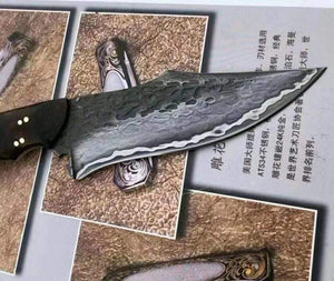 Gros couteau damas de chasse - ForgeOrigine