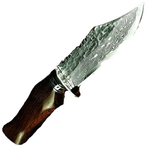 Gros couteau damassé - ForgeOrigine