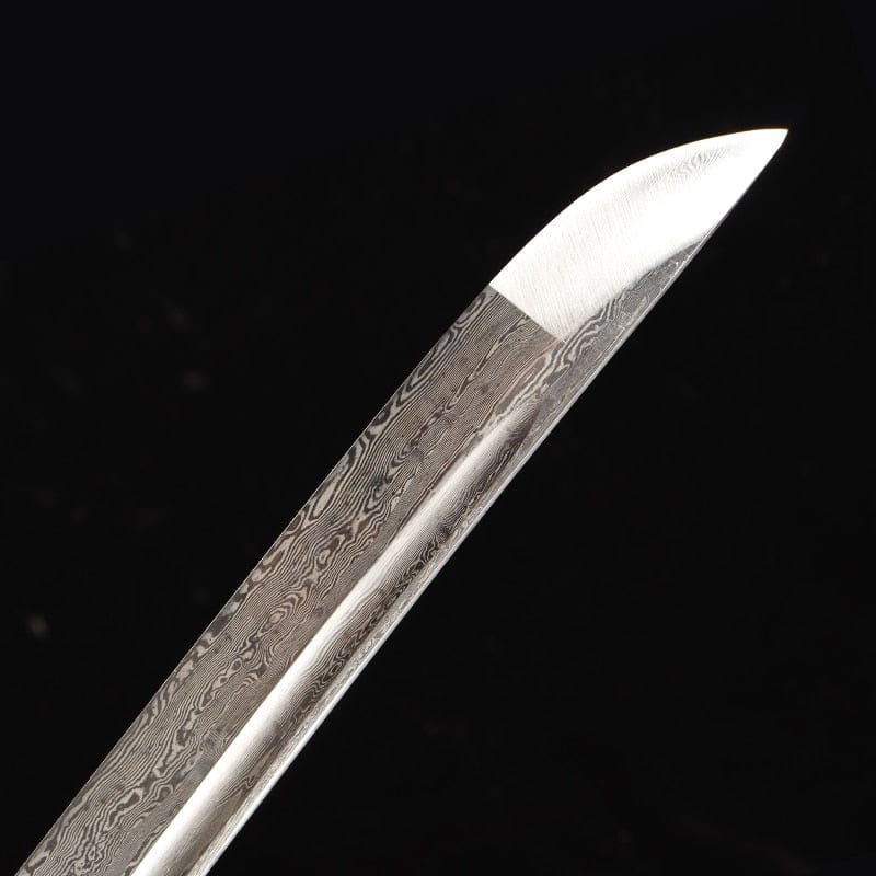 Katana acier damas - ForgeOrigine