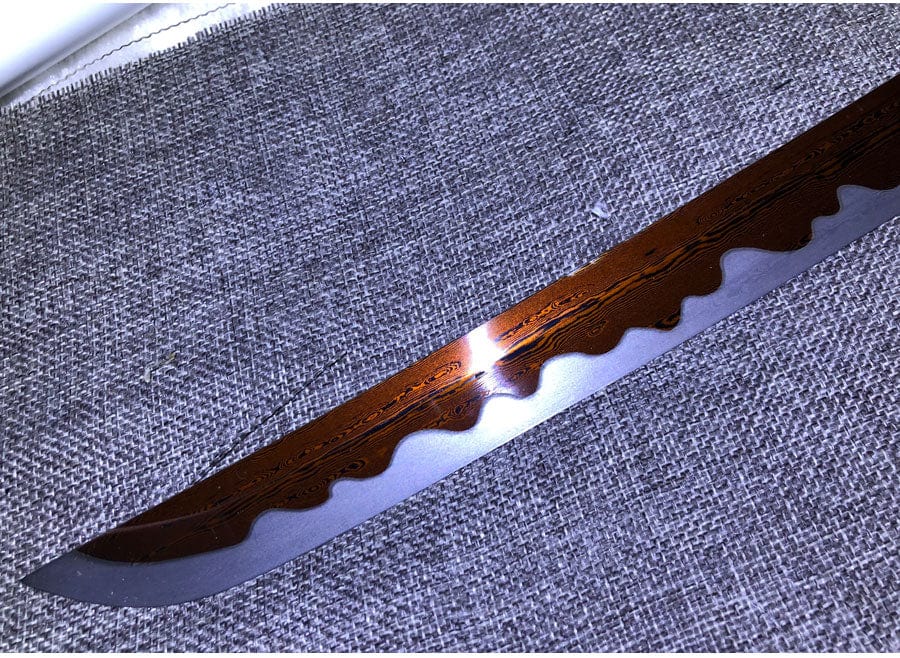 Katana de décoration forgé - ForgeOrigine