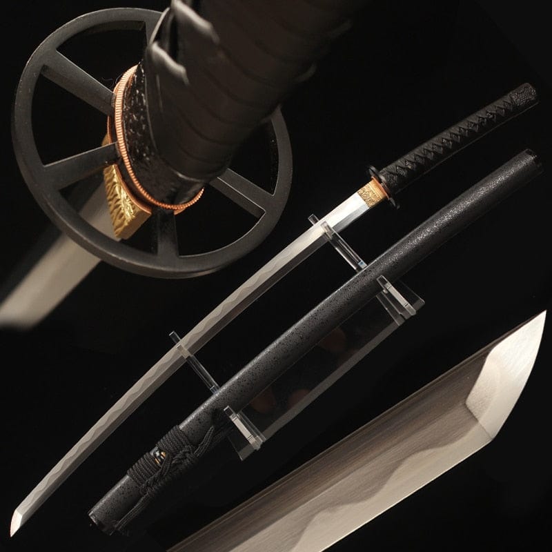 Katana japonais véritable tranchant en acier froid 1060 – Épée de samouraï  Tanjiro d'entraînement (thème orchidée) : : Sports et Plein air