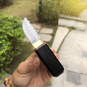 Mini couteau damas type tanto - ForgeOrigine