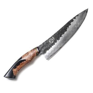 Mitsumoto - Couteau de cuisine damas - ForgeOrigine