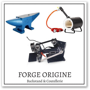 Pack du Forgeron (Backstand + Forge à gaz + Enclume + Formation) - ForgeOrigine