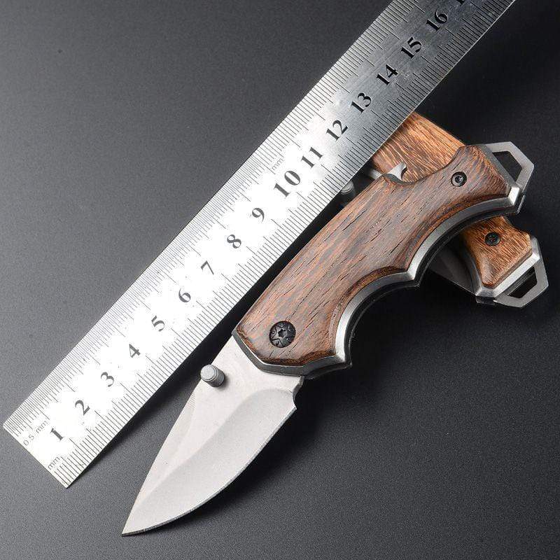 Coltello Pieghevole Kershaw In Acciaio Con Apribottiglie - Da Tasca, Per Campeggio E Sopravvivenza
