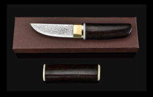 Petit couteau japonais damas - ForgeOrigine