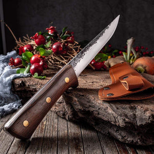 Set de 3 couteaux de cuisine bushcraft - ForgeOrigine