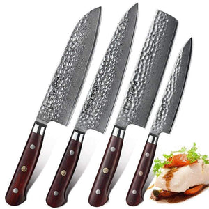Set de 4 couteaux de cuisine - ForgeOrigine
