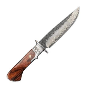 Très grand couteau lame damas - ForgeOrigine